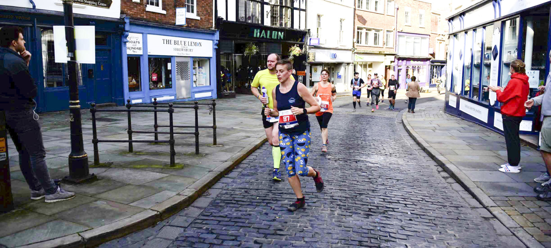 jem turner running through shrewsbury town